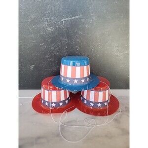 Stars And Stripes Party Plastic Hats